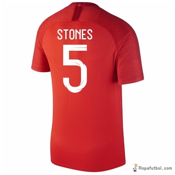 Camiseta Inglaterra Replica Segunda Ropa Stones 2018 Rojo